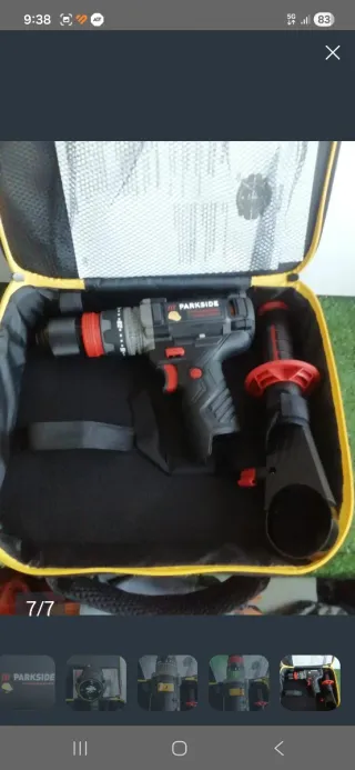 Taladro Atornillador Parkside 12V Performance 80Nm