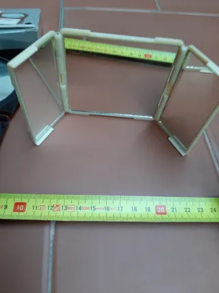 2 espejos  retro de bolso para maquillaje