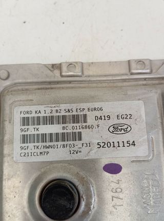 Ford 472470 bc0116860f centralita motor ka (ccu)