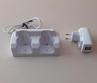 CARICA BATTERIE DOPPIO PER NINTENDO Wii