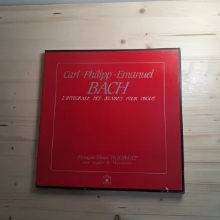Box set 3 vinili musica classica Bach Opere per organo