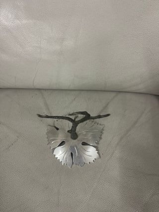 Soporte Joyas Diseño Árbol Hoja Plateado