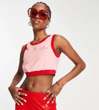 XXXS Chaleco Adidas Adicolor 70s Monogram Pink