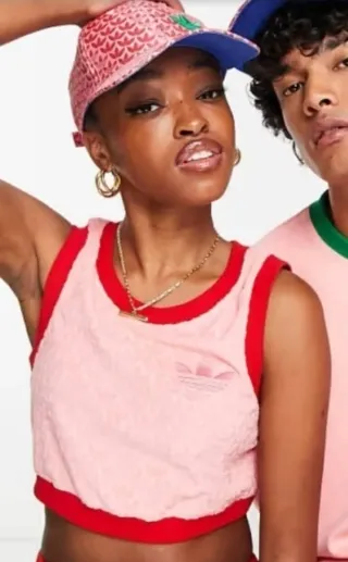 XXXS Chaleco Adidas Adicolor 70s Monogram Pink