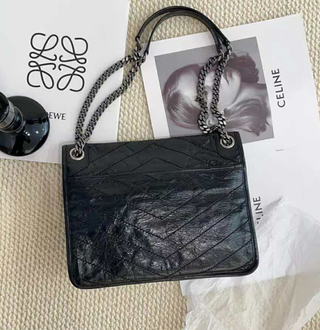 Bolso YSL Niki mediano negro, completamente nuevo