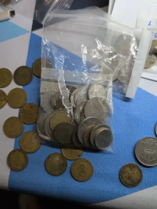 Lote de monedas antiguas