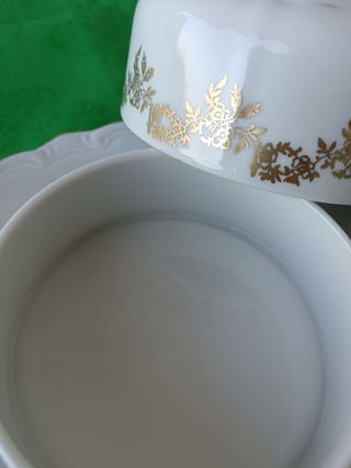 Burriera Weimar porcellana decoro oro