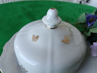 Burriera Weimar porcellana decoro oro