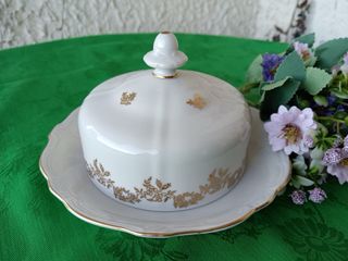 Burriera Weimar porcellana decoro oro