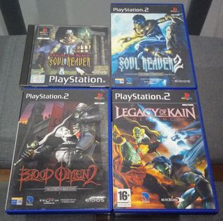 Lote Legacy of Kain PSX y PS2 (4 juegos)