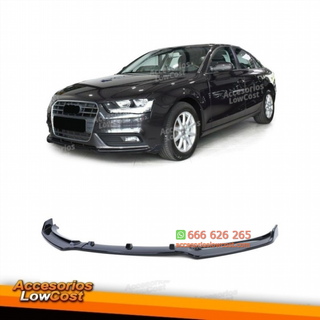 Spoiler delantero para Audi A4 B8 8K 11-15 negro