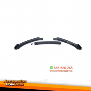 Spoiler delantero para Audi A4 B8 8K 11-15 negro
