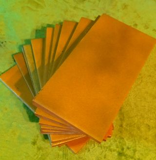 LOTE: "12 BALDOSAS VINTAGE: "OCRE TEXTURIZADO"