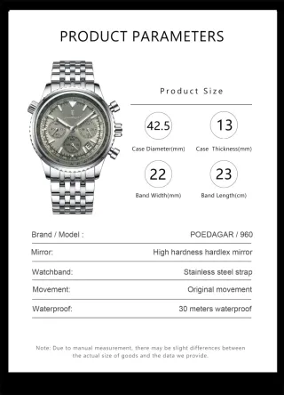 Reloj POEDAGAR Hombre