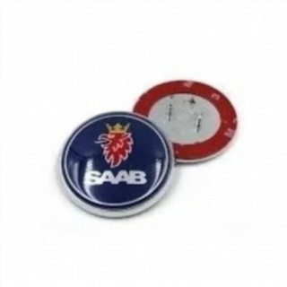 Emblema capot SAAB 67mm azul