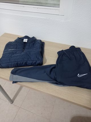 Conjunto Deportivo Nike Azul y Gris