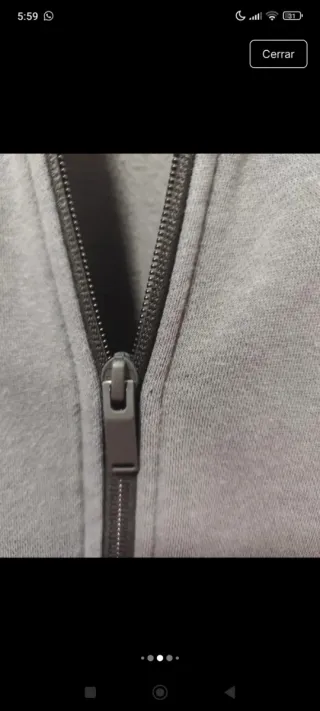 Chaqueta Adidas gris Talla L