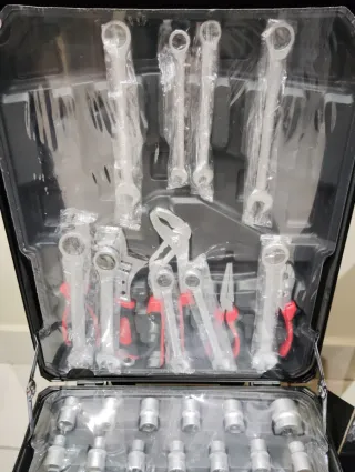 Maletín Herramientas 365 Piezas Nuevo Chrome vanad