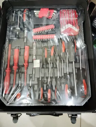 Maletín Herramientas 365 Piezas Nuevo Chrome vanad