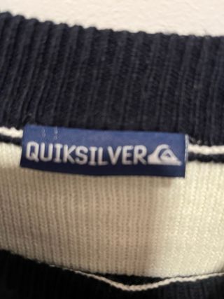 Jersey Quiksilver Blanco y Negro