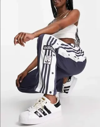 XXS Pantalón Adidas Adibreak Unisex Azul/Grisáceo