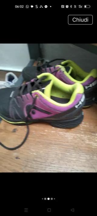 Scarpe sportive Head nere e viola