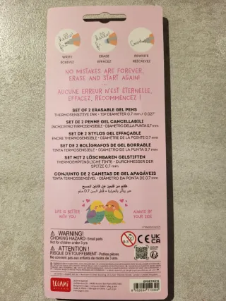 Penne cancellabili Legami san valentino 26