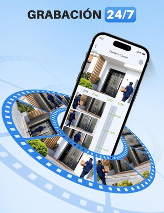 WOLFANG WS02 2K UHD WiFi IA Exterior IP65 PACK 2