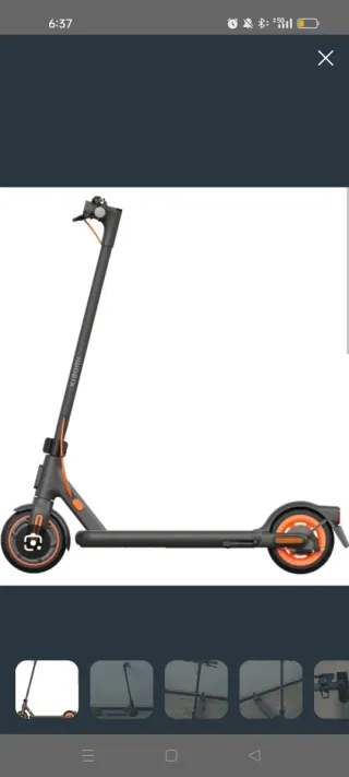 Patinete Eléctrico Xiaomi Negro 4 Go