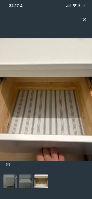 Comodino bianco Ikea