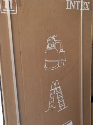 Pack Piscina Intex 10m NUEVA con accesorios