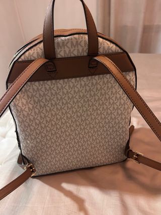 Mochila Michael Kors Beige y Marrón
