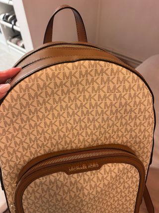 Mochila Michael Kors Beige y Marrón