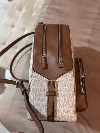 Mochila Michael Kors Beige y Marrón