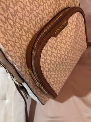Mochila Michael Kors Beige y Marrón