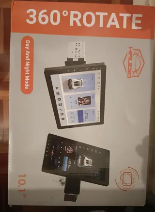 Pantalla Táctil Coche 10.1 Rotación 360°