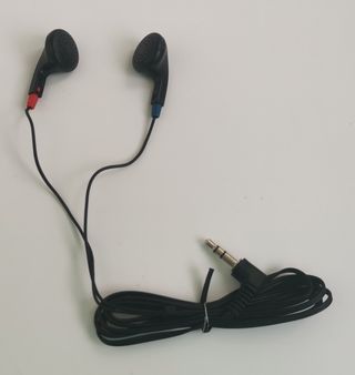 Auriculares Pinganillo Negros
