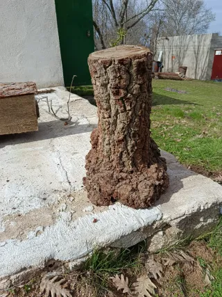 3 apollos de madera natural