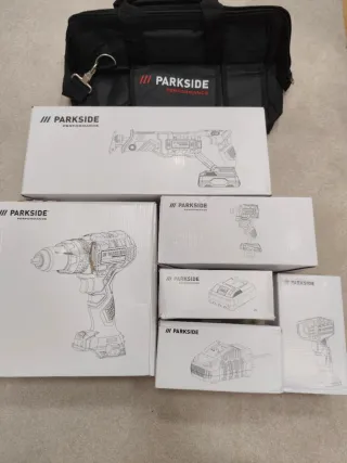 Set Herramientas Parkside Performance Recargables