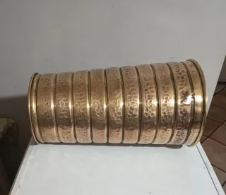 Portaombrelli vintage rame martellato 45 cm