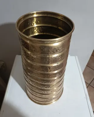 Portaombrelli vintage rame martellato 45 cm