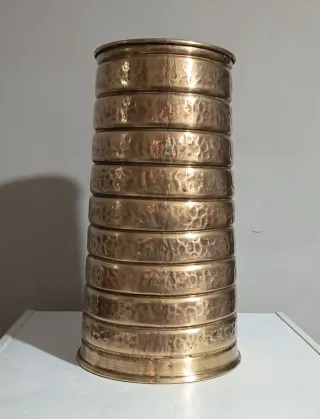 Portaombrelli vintage rame martellato 45 cm