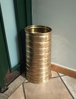 Portaombrelli vintage rame martellato 45 cm