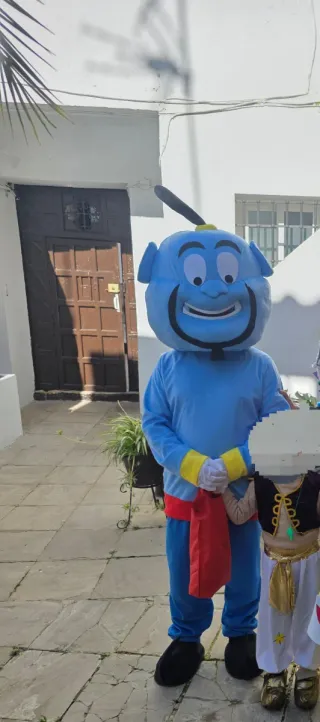 Disfraz Genio Aladdin Disney Cabezón