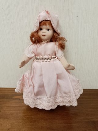 Bambola vintage ceramica 15 cm