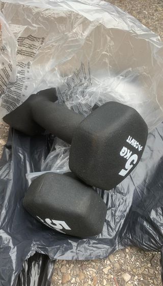 Set 2 Mancuernas 5 KG CRIVIT