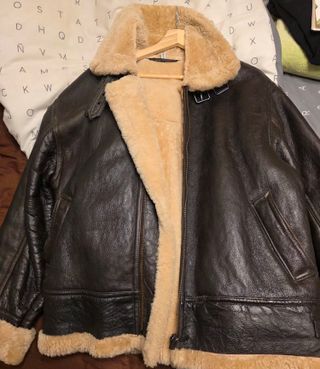 Chaqueta Aviador B3 Piel Natural Marrón