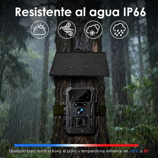 WOLFANG WT07 Pro 4G Solar 2K 48MP visión nocturna