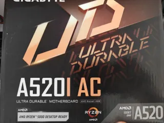 Gigabyte A520I AC ITX Placa Base AM4  Como nueva.