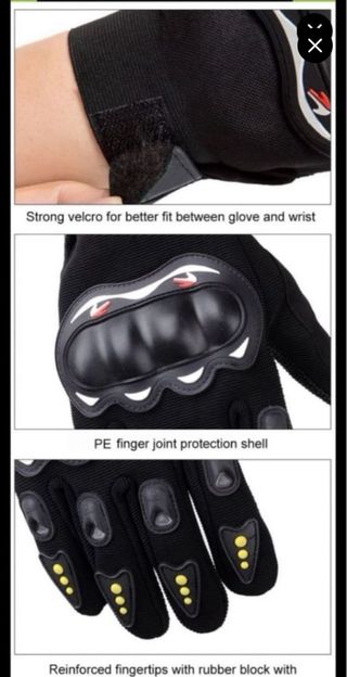 Guantes Moto Táctiles Talla L